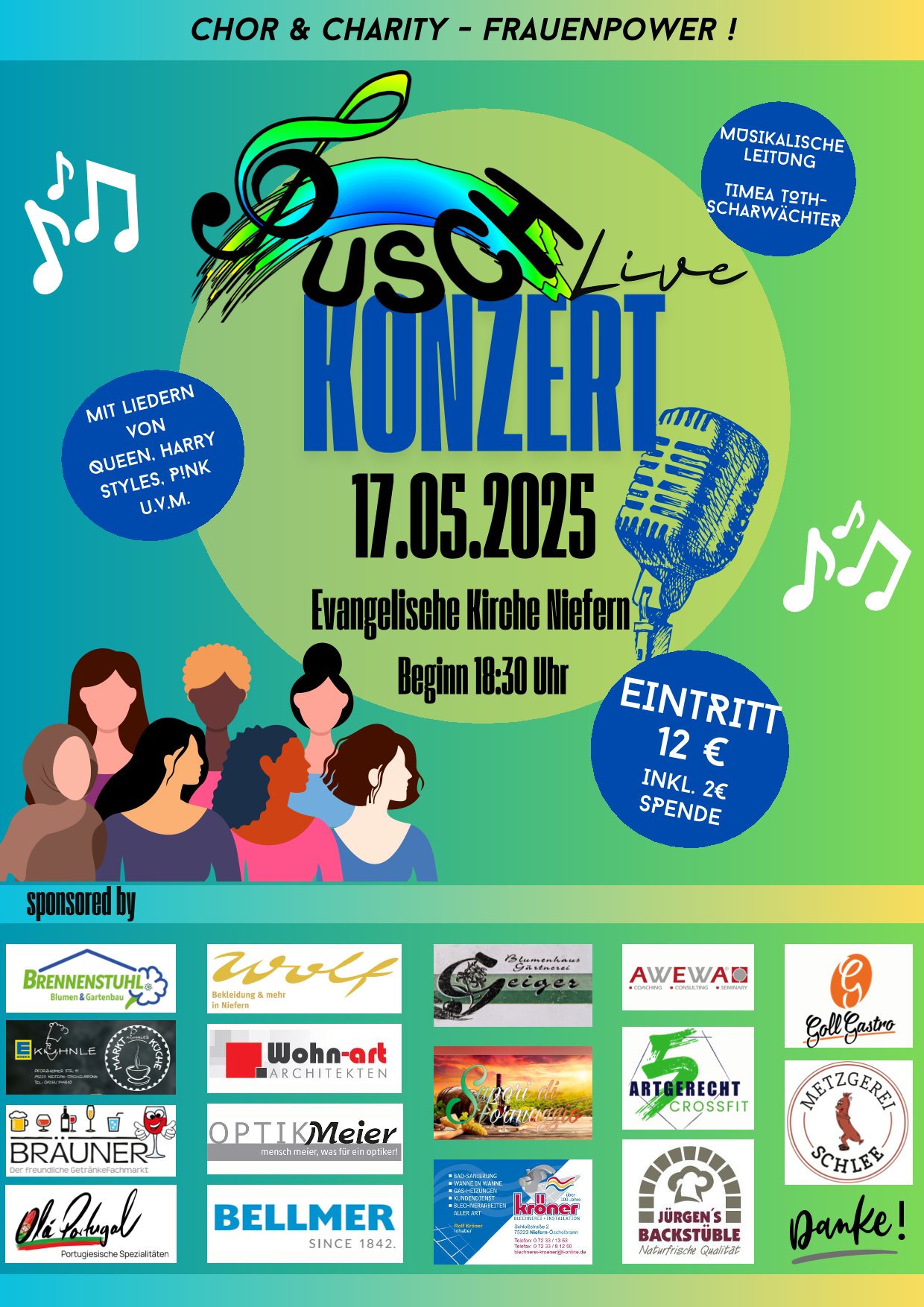 Plakat PUSCH Konzert 25