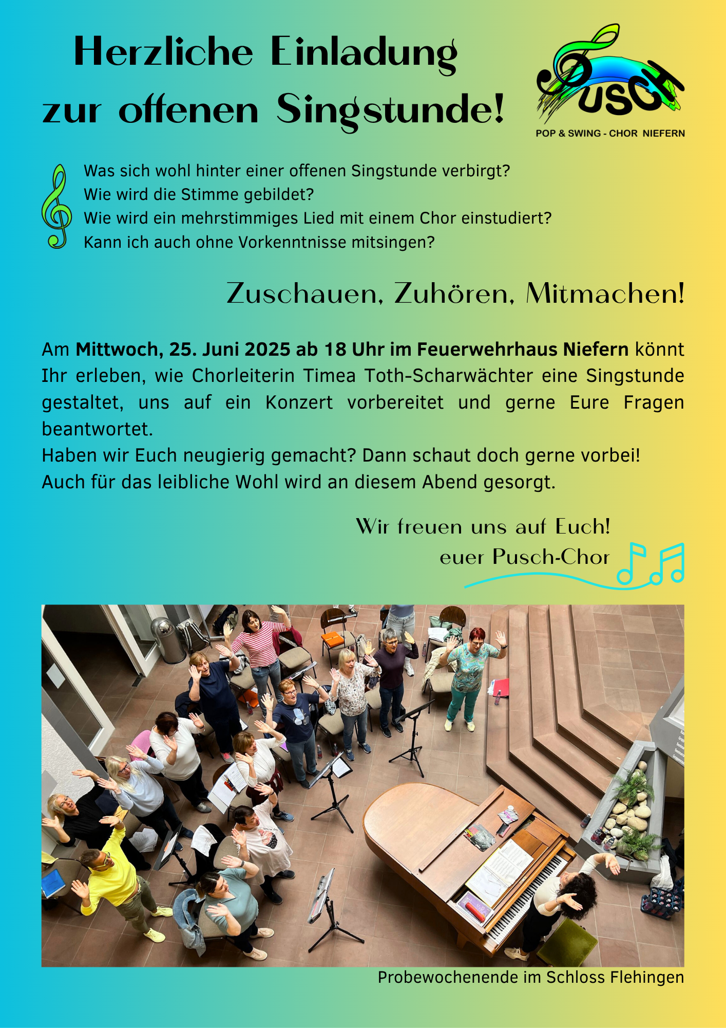 Einladung Singstunde
