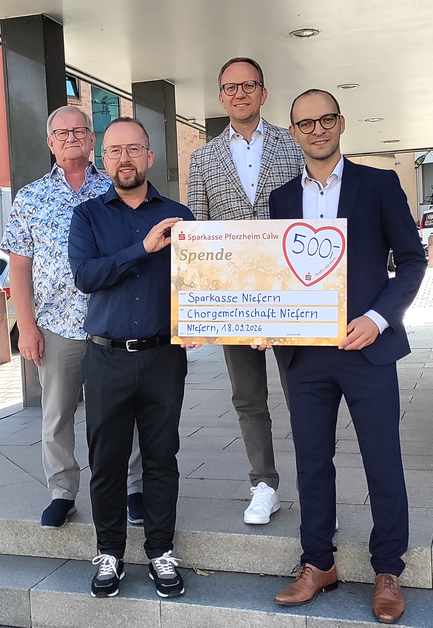 Spende Sparkasse